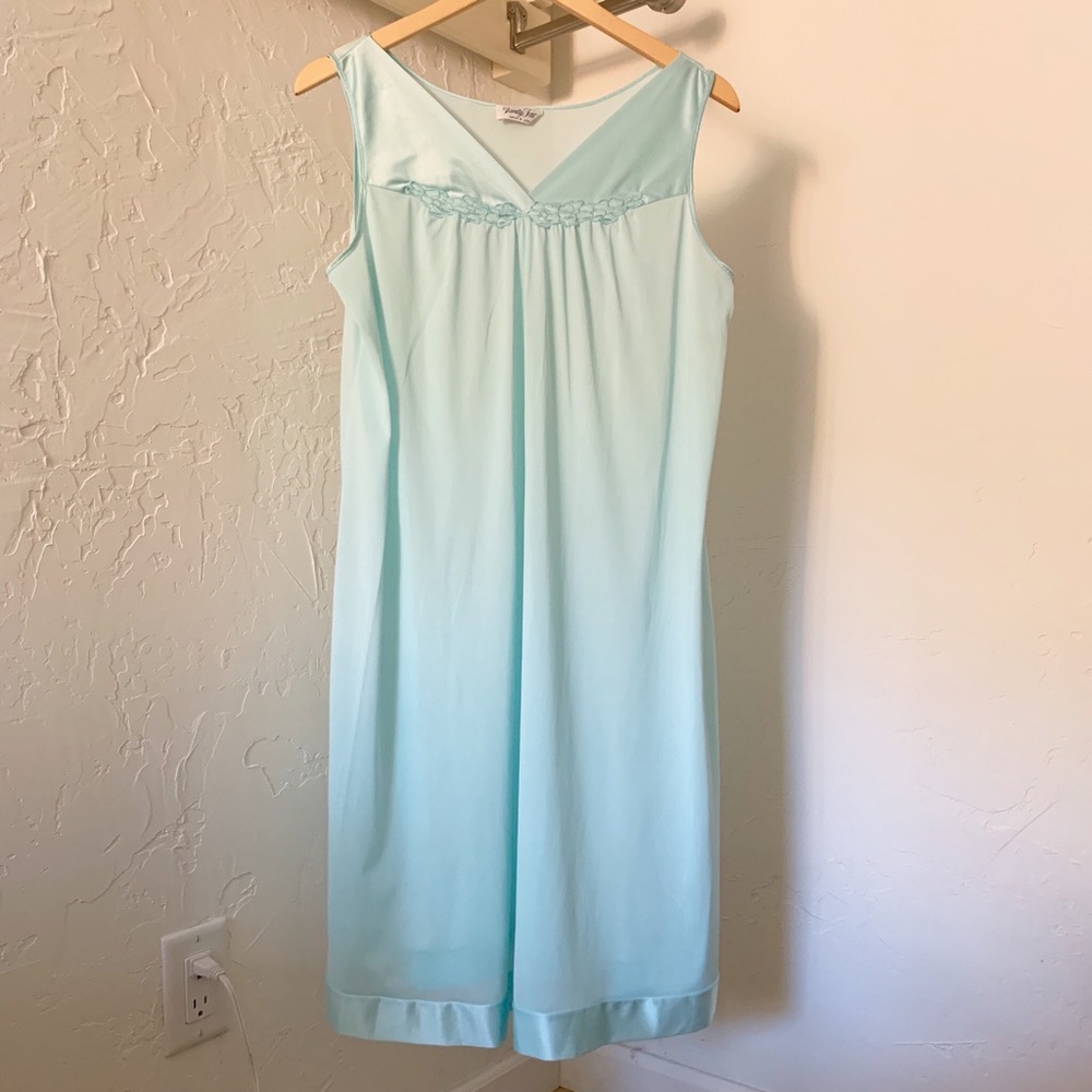 Vintage Baby Blue Slip